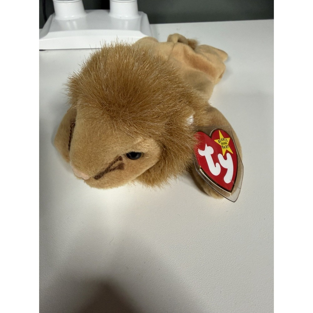 CT* Ty Beanie Baby - ROARY the Lion (8 Inch) MWCT Stuffed Animal Toy B-1